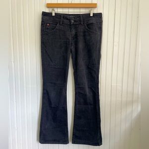 Women’s Hudson Low-Rise Flare Jeans - Black - Size 30